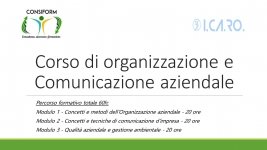 'Gruppo Max Store - Gruppo E.w. & T. Srl: Corso di organizzazione e Comunicazione aziendale'